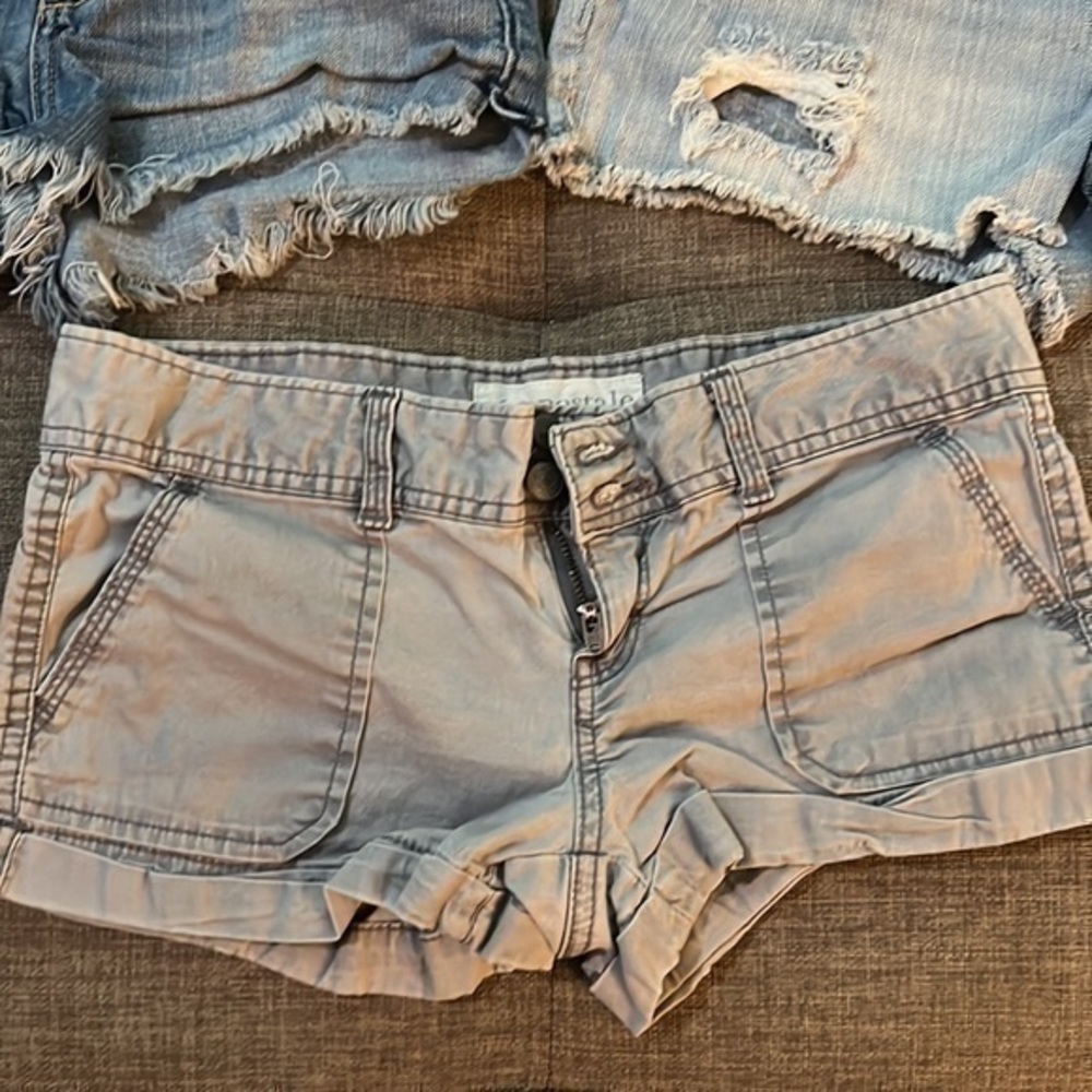 Aeropostale & Abercrombie&Fitch Jean Shorts - Picture 5 of 8